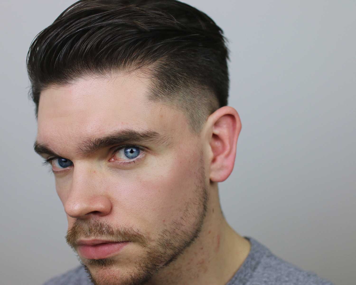 Slick Back Fade Hairstyle Fade Haircut Slick Back Fade Hairstyle Fade Haircut